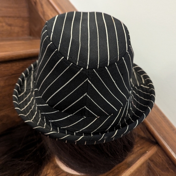 David & young men's Gangster fedora hat, pinstripes,  1920's style hat - Picture 4 of 7